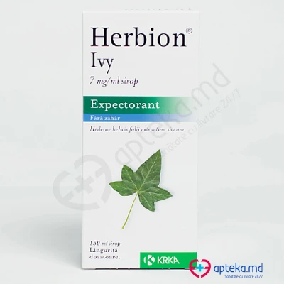 Herbion Ivy sirop 7 mg/ml 150ml N1 (fara zahar) Herbion Ivy sirop 7 mg/ml 150ml N1 (fara zahar)