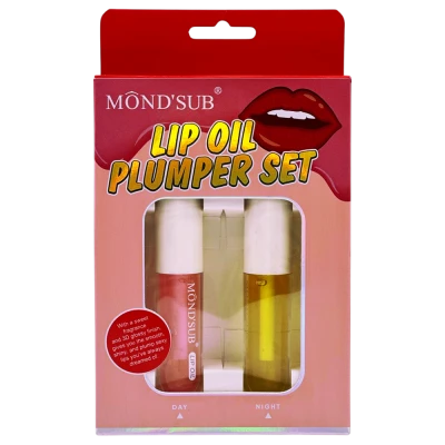 Mond'Sub Set ulei pentru buze Day&Night Lip Oil Plumper Set 2 buc Mond'Sub Set ulei pentru buze Day&Night Lip Oil Plumper Set 2 buc