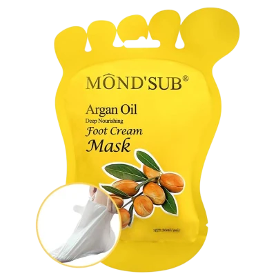 Mond'Sub Masca pentru picioare cu ulei de argan Argan Oil Deep Nourishing Foot Cream Mask 1 per Mond'Sub Masca pentru picioare cu ulei de argan Argan Oil Deep Nourishing Foot Cream Mask 1 per