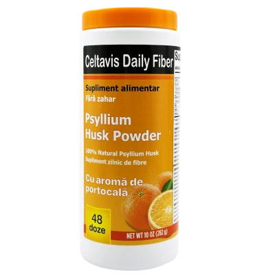 Psyllium Husk Powder, pulbere din coaja de seminte de patlagina 48 portii 282 g N1 Psyllium Husk Powder, pulbere din coaja de seminte de patlagina 48 portii 282 g N1