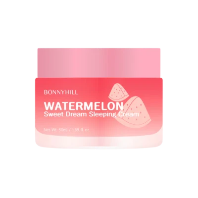 BonnyHill Crema hidratanta pentru fata de noapte cu aroma de pepene verde, 50 ml BonnyHill Crema hidratanta pentru fata de noapte cu aroma de pepene verde, 50 ml