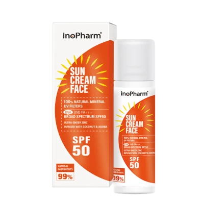 InoPharm Crema p/u copii cu protectie solara SPF50, 100g InoPharm Crema p/u copii cu protectie solara SPF50, 100g