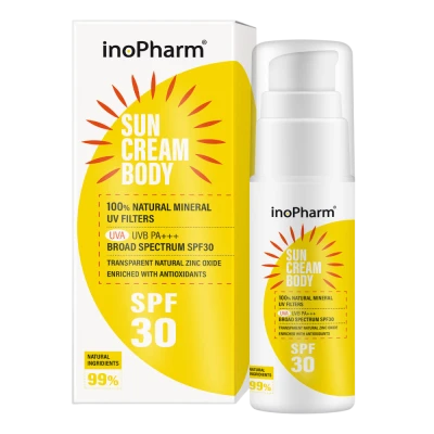 InoPharm Crema cu protectie solara SPF30, 100g InoPharm Crema cu protectie solara SPF30, 100g