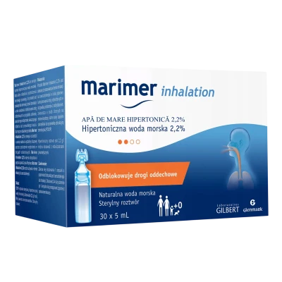 Marimer Inhalatii sol. hipertonica 2.2% 5 ml N30 Marimer Inhalatii sol. hipertonica 2.2% 5 ml N30