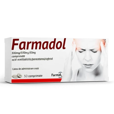 Farmadol comp. 300 mg/100 mg/50 mg N10x5 Farmadol comp. 300 mg/100 mg/50 mg N10x5