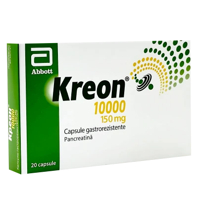 Kreon 10000 caps. 150 mg N20 Kreon 10000 caps. 150 mg N20