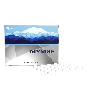 Mumio caps. 0.2 g N60 (мумие) Mumio caps. 0.2 g N60 (мумие)