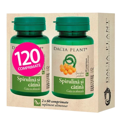 Spirulina si Catina comp. N60 1+1 Spirulina si Catina comp. N60 1+1