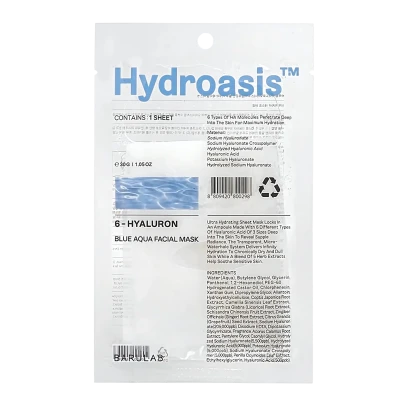 Barulab Masca din tesatura hidrateaza 7in1 cu acid hialuronic 30g Barulab Masca din tesatura hidrateaza 7in1 cu acid hialuronic 30g