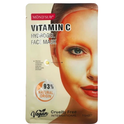 Mond'Sub Masca pentru fata cu Vitamin C Hydrogel Face Mask 28 g Mond'Sub Masca pentru fata cu Vitamin C Hydrogel Face Mask 28 g