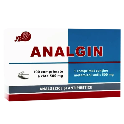 Analgin comprimate 500 mg N10x10 Analgin comprimate 500 mg N10x10