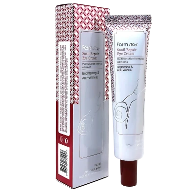 FARMSTAY Crema de ochi cu mucina de melc SNAIL REPAIR EYE CREAM 40g FARMSTAY Crema de ochi cu mucina de melc SNAIL REPAIR EYE CREAM 40g
