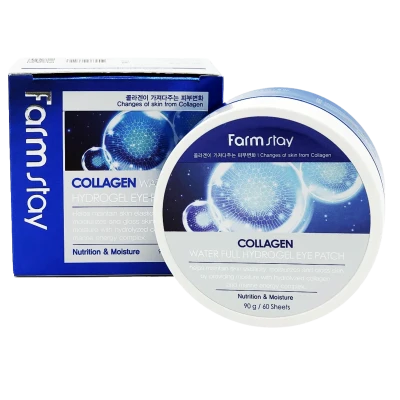 FARMSTAY Patch-uri pentru ochi cu colagen COLLAGEN WATER FULL HYDROGEL EYE PATCH 90g FARMSTAY Patch-uri pentru ochi cu colagen COLLAGEN WATER FULL HYDROGEL EYE PATCH 90g