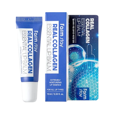 FARMSTAY Balsam pentru buze cu colagen REAL COLLAGEN ESSENTIAL LIP BALM 10ml FARMSTAY Balsam pentru buze cu colagen REAL COLLAGEN ESSENTIAL LIP BALM 10ml