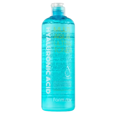 FARMSTAY Tonic cu acid hialuronic HYALURONIC ACID MULTI AQUA ULTRA TONER 500ml FARMSTAY Tonic cu acid hialuronic HYALURONIC ACID MULTI AQUA ULTRA TONER 500ml