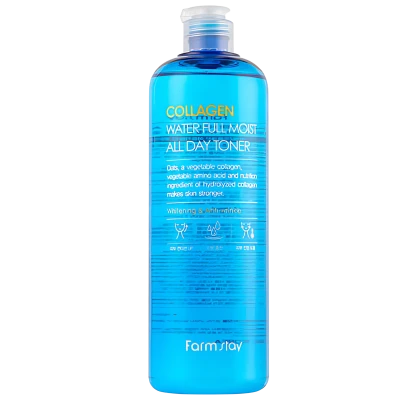 FARMSTAY Tonic cu colagen COLLAGEN WATER FULL MOIST ALL DAY TONER 500ml FARMSTAY Tonic cu colagen COLLAGEN WATER FULL MOIST ALL DAY TONER 500ml