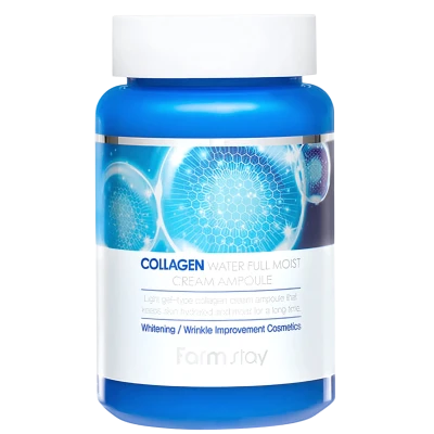 FARMSTAY Crema-serum hidratant cu colagen COLLAGEN WATER FULL MOIST CREAM AMPOULE 250ml FARMSTAY Crema-serum hidratant cu colagen COLLAGEN WATER FULL MOIST CREAM AMPOULE 250ml