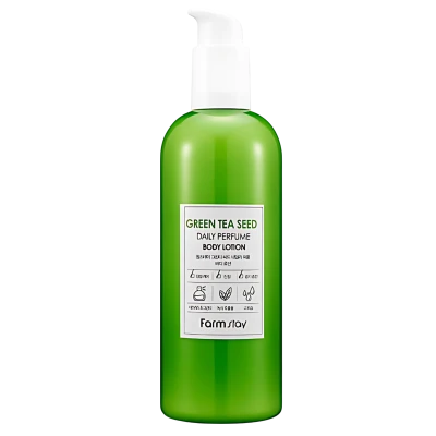 FARMSTAY Lotiune pentru corp cu ceai verde GREEN TAE SEED DAILY PERFUME BODY LOTION 330ml FARMSTAY Lotiune pentru corp cu ceai verde GREEN TAE SEED DAILY PERFUME BODY LOTION 330ml