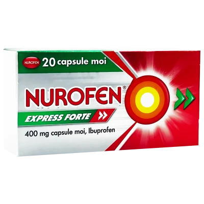 Nurofen Express Forte caps. moi 400 mg N10x2 Nurofen Express Forte caps. moi 400 mg N10x2