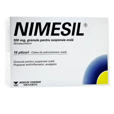 Nimesil gran./susp. orala 100 mg/2 g N3x5 Nimesil gran./susp. orala 100 mg/2 g N3x5