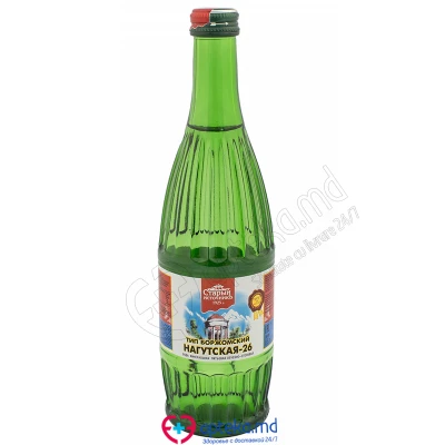 Apa minerala Нагутская-26 0,5l (intensgaz) sticla Apa minerala Нагутская-26 0,5l (intensgaz) sticla