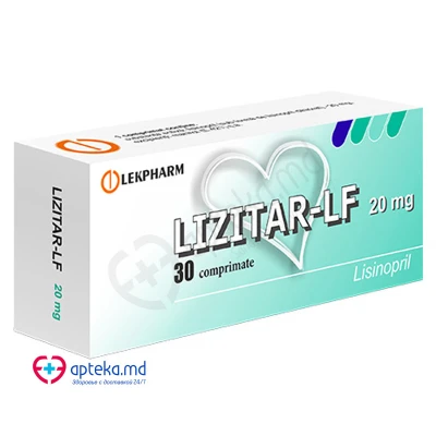 Lizitar-LF comprimate 20 mg N10x3 Lizitar-LF comprimate 20 mg N10x3