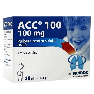 ACC 100 pulb./sol. orala 100 mg N2x10 ACC 100 pulb./sol. orala 100 mg N2x10