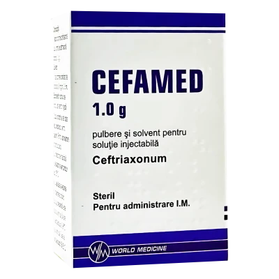 Cefamed pulb.+solv./sol. inj. 1 g N1 + 3,5 ml N1 Cefamed pulb.+solv./sol. inj. 1 g N1 + 3,5 ml N1