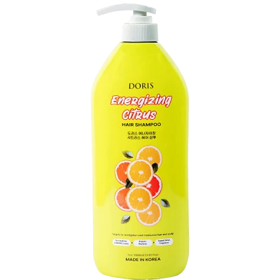 Doris Sampon purificator cu extract de citrice Energising Citrus Hair Shampoo 1000 ml Doris Sampon purificator cu extract de citrice Energising Citrus Hair Shampoo 1000 ml