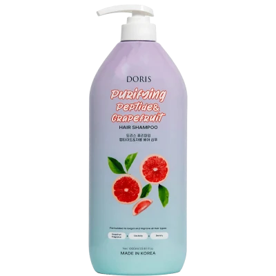 Doris Sampon Purifying Peptide & Grapefruit Fair Shampoo 1000 ml Doris Sampon Purifying Peptide & Grapefruit Fair Shampoo 1000 ml