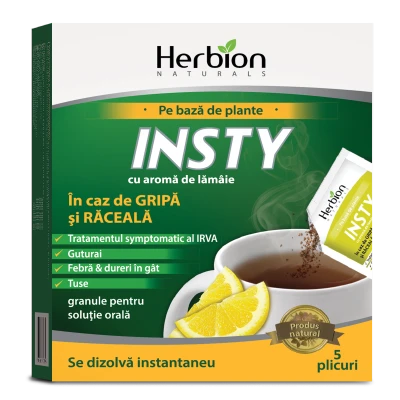 Insty cu aroma de lamaie gran./sol. orala N5 Insty cu aroma de lamaie gran./sol. orala N5