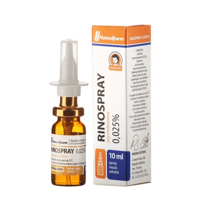 Rinospray spray nazal solutie 0,25 mg/ml 10 ml N1 Rinospray spray nazal solutie 0,25 mg/ml 10 ml N1