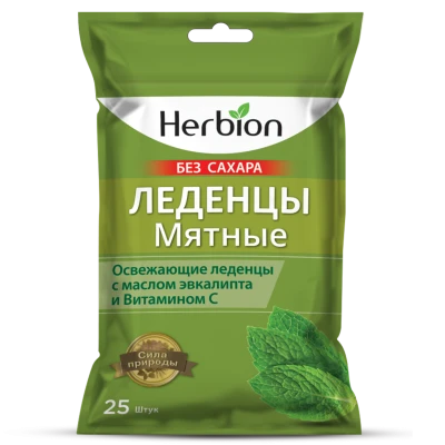 Herbion pastile cu gust de menta №25 Herbion pastile cu gust de menta №25