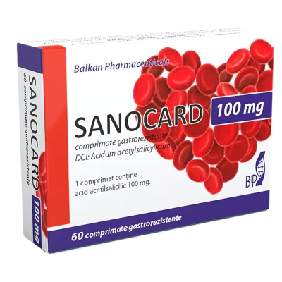 Sanocard comp. gastrorez. 100 mg N10x3 Sanocard comp. gastrorez. 100 mg N10x3