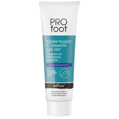 Crema-pudra cu talc pentru picioare PRO FOOT 100 ml Crema-pudra cu talc pentru picioare PRO FOOT 100 ml